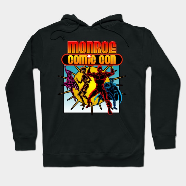 Monroe Comic-Con Logo Tee Hoodie by gpill22